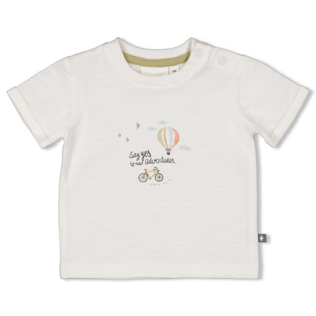 Feetje - T-shirt Offwhite - Mini Adventurer