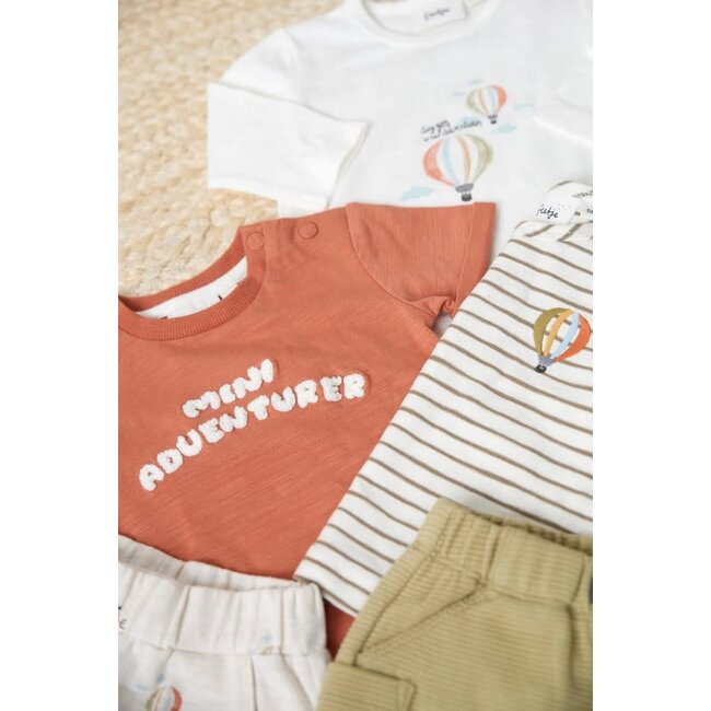 Feetje - T-shirt Brique - Mini Adventurer