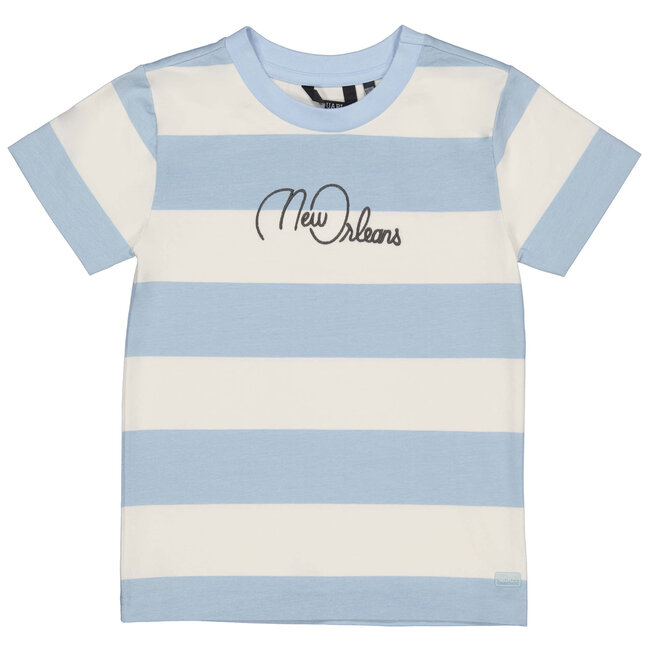 Quapi - Shirt Fabian - AOP Blue Stripe