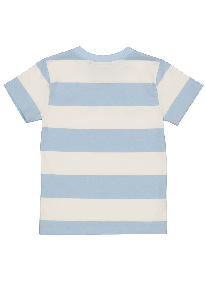 Quapi - Shirt Fabian - AOP Blue Stripe