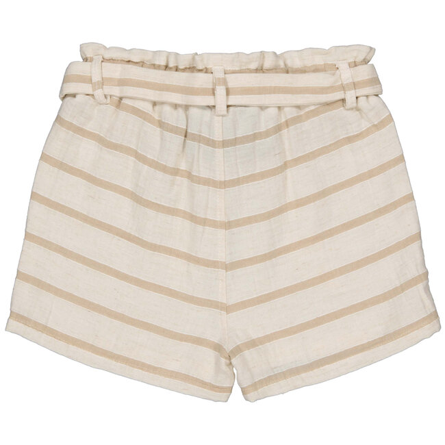 Levv - Broek Rowena - AOP Taupe Stripe