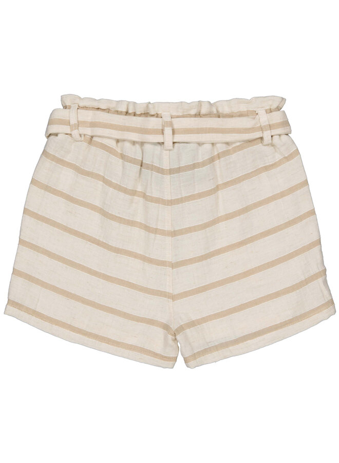 Levv - Broek Rowena - AOP Taupe Stripe