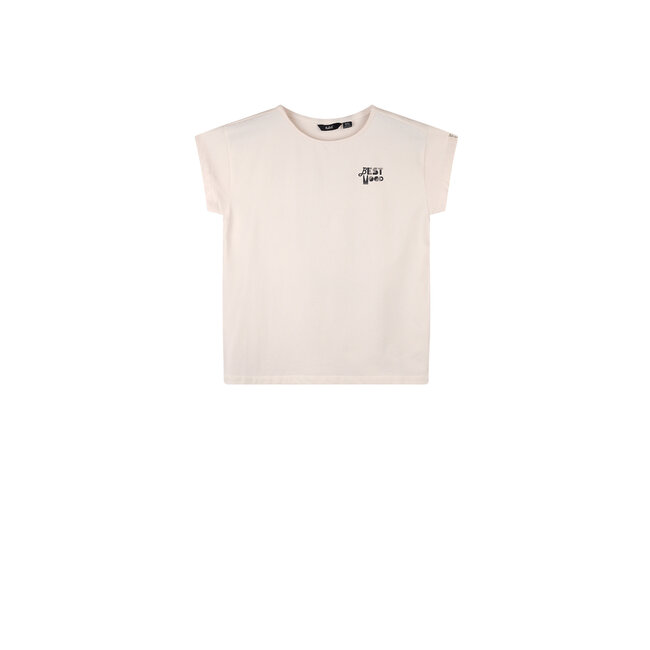 NoBell' - Shirt Big Print At Back Kase - Pearled Ivory