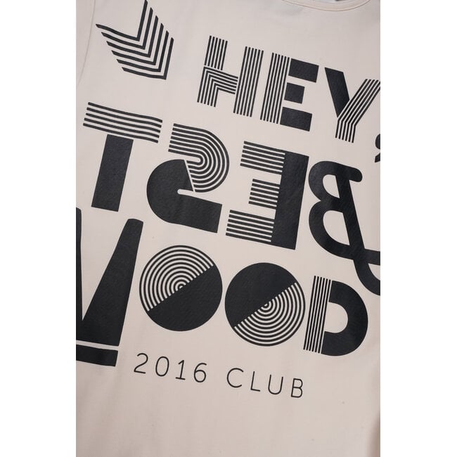 NoBell' - Shirt Big Print At Back Kase - Pearled Ivory