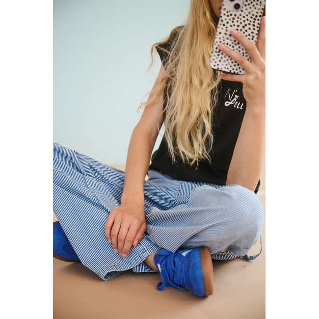 NoBell' - Shirt Take a Break Print At Back Kasis - Jet Black