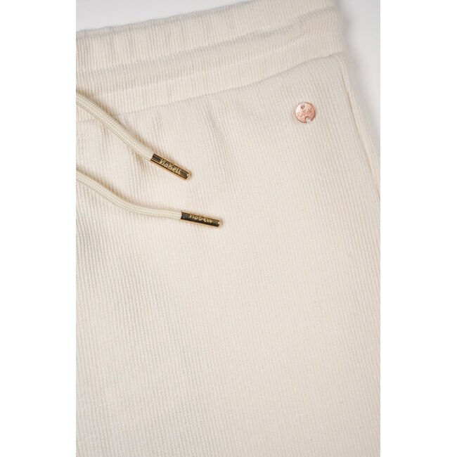 NoBell' - AOP Rib Jersey Pants Sady -  Pearled Ivory