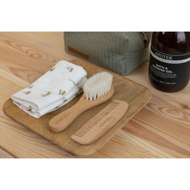 Little Dutch - Set Kam en Borstel Hout