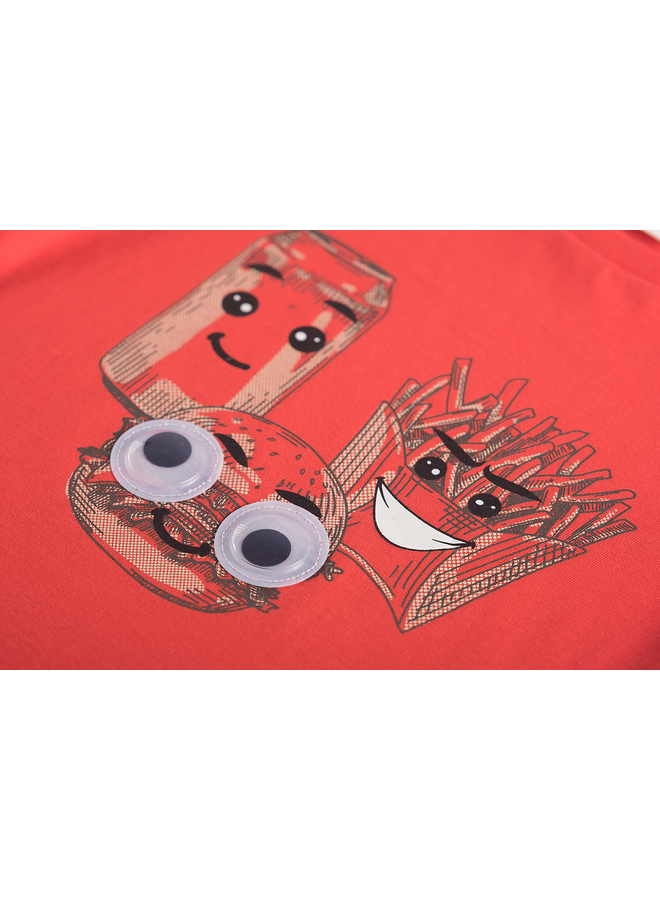 Someone - Shirt Comida - Red