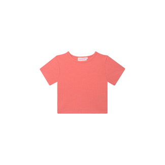 Someone Someone - Cropped Shirt Regi - Coral