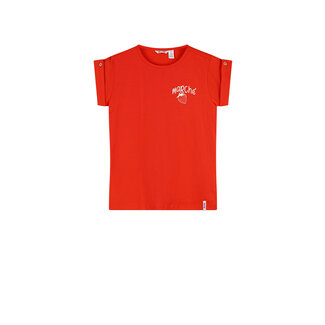 NoNo NoNo - Shirt Fold Up Fancy Capsleeve Kiki - Loving red