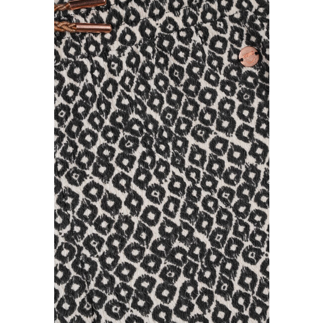 NoNo - AOP Flared Pants Sady - Pearled Ivory