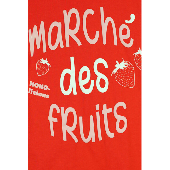 NoNo - Shirt Fold Up Fancy Capsleeve Kiki - Loving red