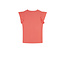 NoNo - Rib Jersey Top Kesta - Orange Coral