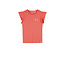 NoNo - Rib Jersey Top Kesta - Orange Coral