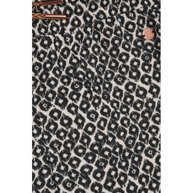 NoNo - AOP Flared Pants Sady - Pearled Ivory