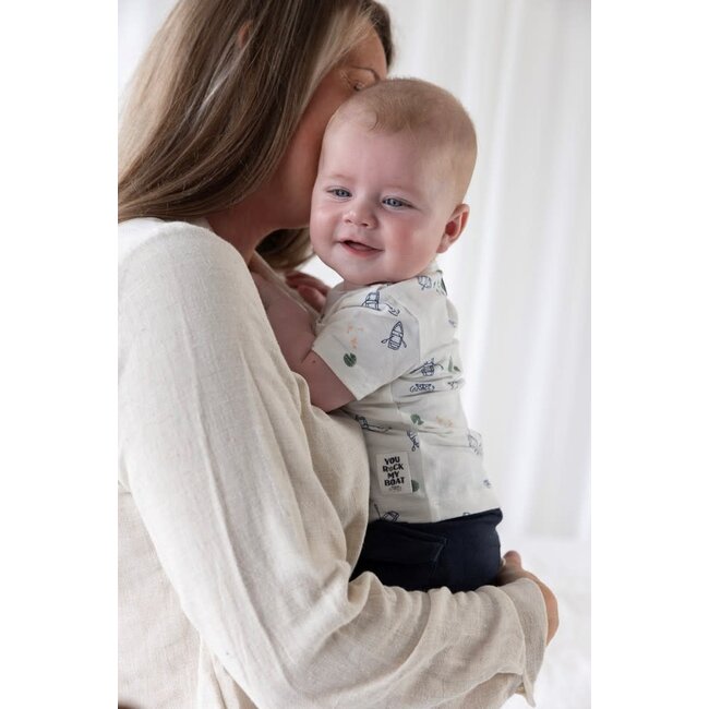 Feetje - T-shirt AOP Offwhite - Rock My Boat