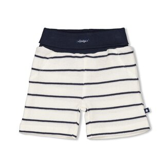 Feetje Feetje - Short Streep Wafelstructuur Marine - Rock My Boat