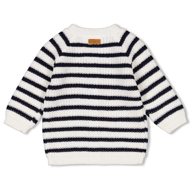 Feetje - Vestje Streep Gebreid Marine - Rock My Boat