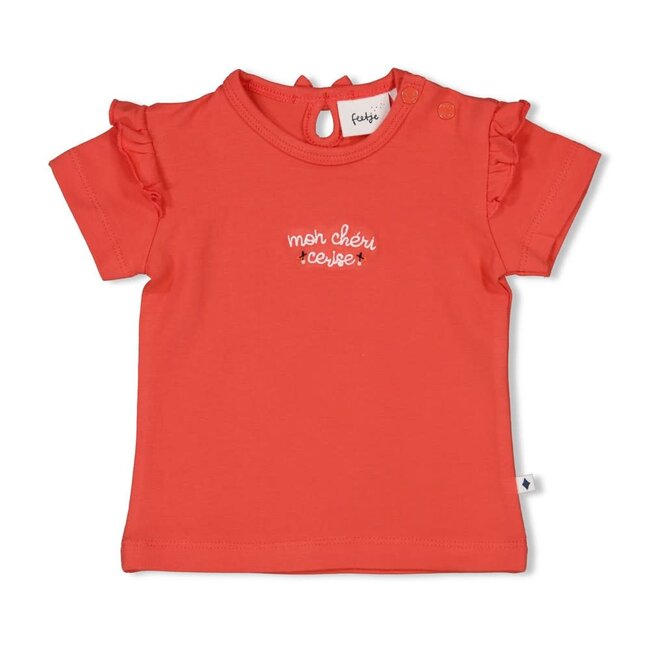 Feetje - T-shirt Rood - Mon Cheri