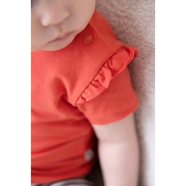 Feetje - T-shirt Rood - Mon Cheri