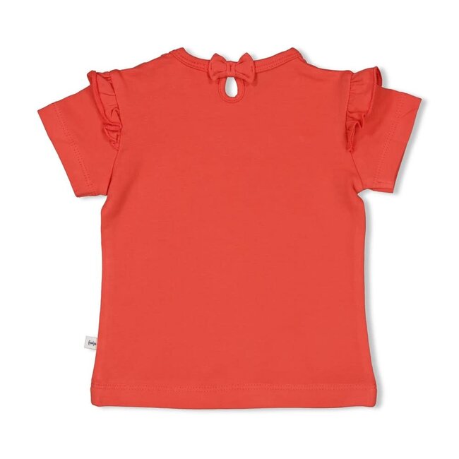 Feetje - T-shirt Rood - Mon Cheri