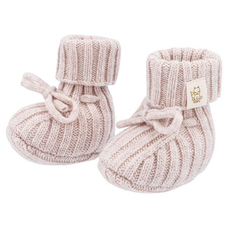 Moalie Moalie - Merinowol/Cashmere Slofjes -  Sand