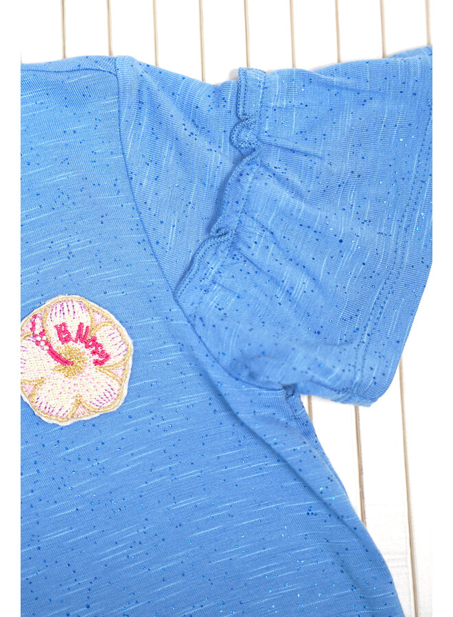 B.Nosy - Glitter Top Tika - Soft Blue