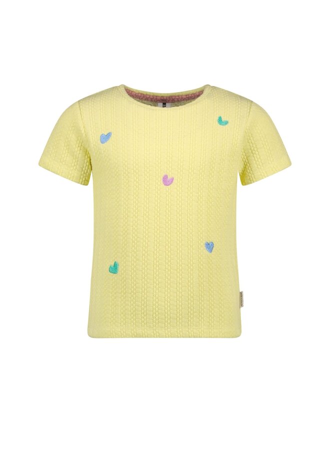 B.Nosy - Knitted Top Tiff - Yellow Pear