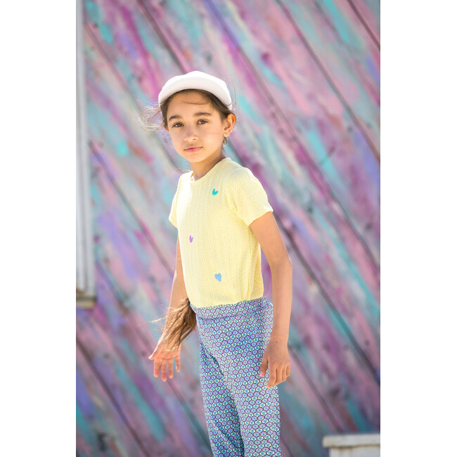 B.Nosy - Knitted Top Tiff - Yellow Pear