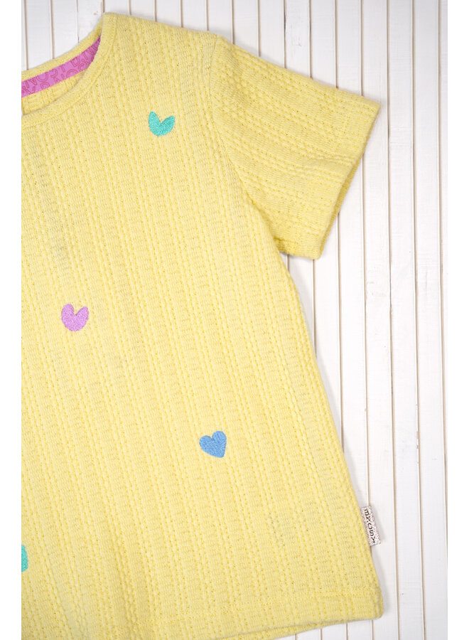 B.Nosy - Knitted Top Tiff - Yellow Pear