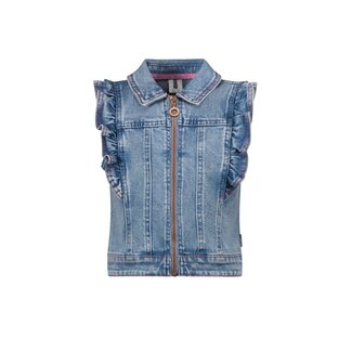 B.Nosy B.Nosy - Denim Waistcoat Gabby  - Light Denim