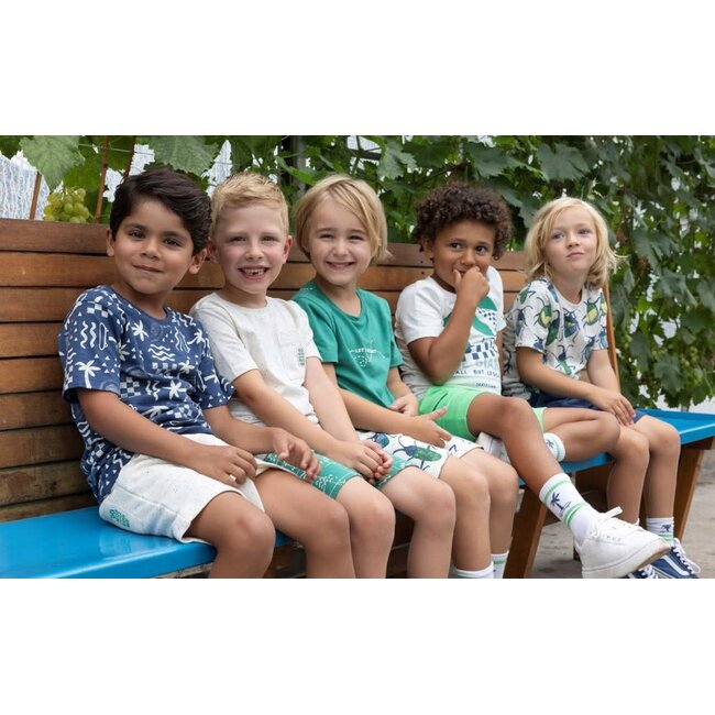 Sturdy - T-shirt AOP Indigo - Explore More