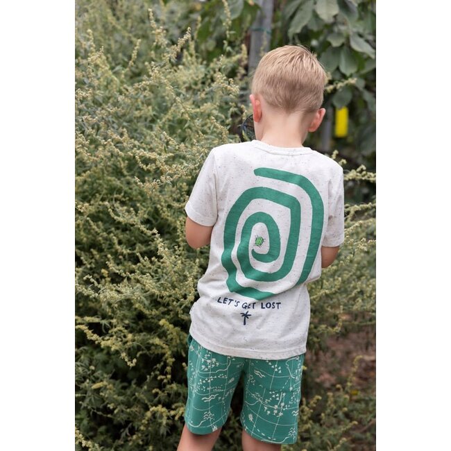 Sturdy - Short AOP Groen - Explore More