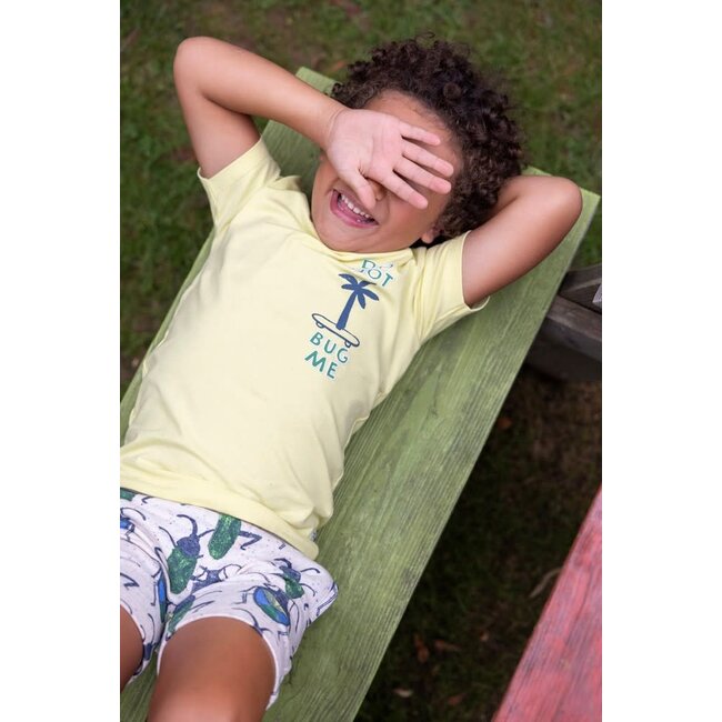 Sturdy - Short AOP Offwhite Melange - Explore More