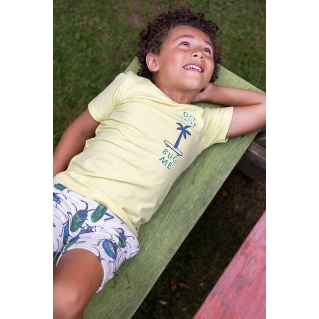 Sturdy - Short AOP Offwhite Melange - Explore More