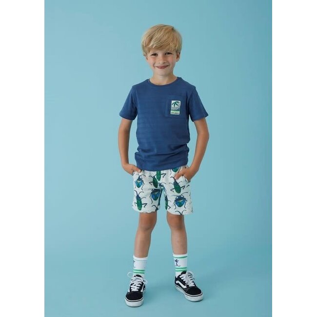 Sturdy - Short AOP Offwhite Melange - Explore More