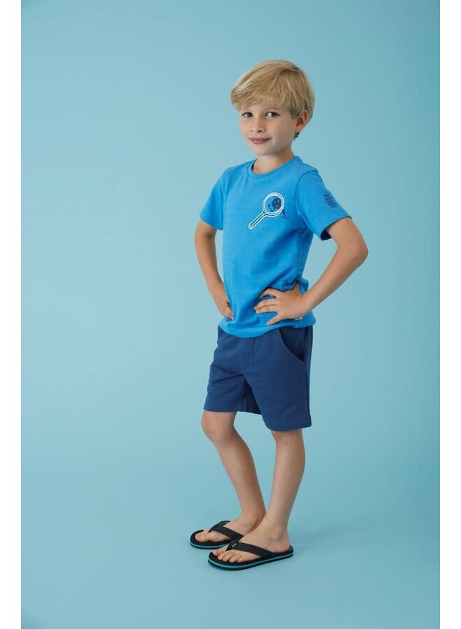 Sturdy - Sweat Short Indigo - Explore More