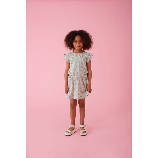 Jubel - Jurk AOP Groen - Picknick Perfect