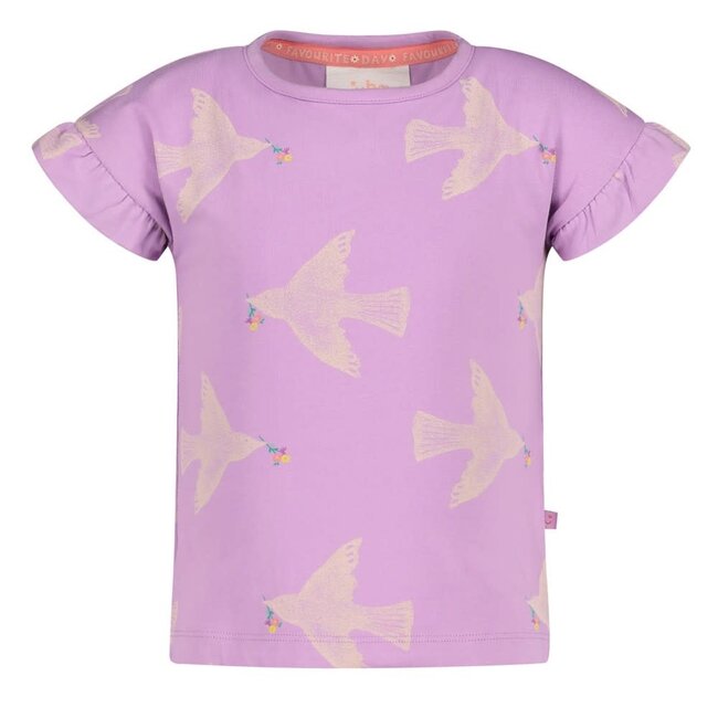 Jubel - T-shirt AOP Lila - Picknick Perfect