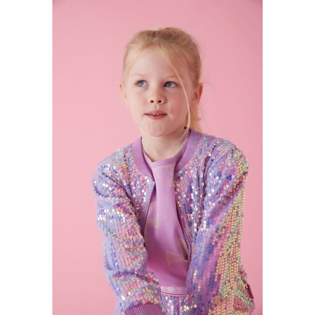 Jubel - T-shirt AOP Lila - Picknick Perfect