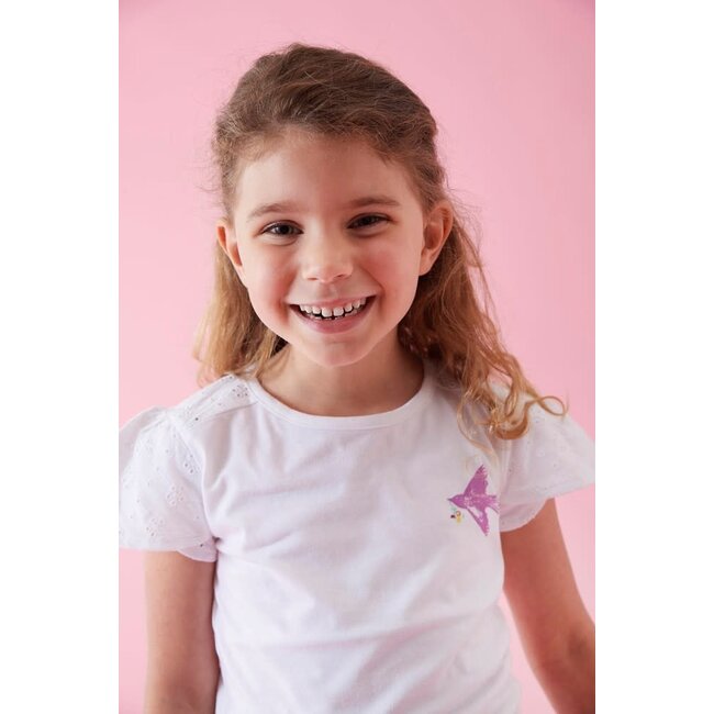 Jubel - T-shirt Wit - Picknick Perfect