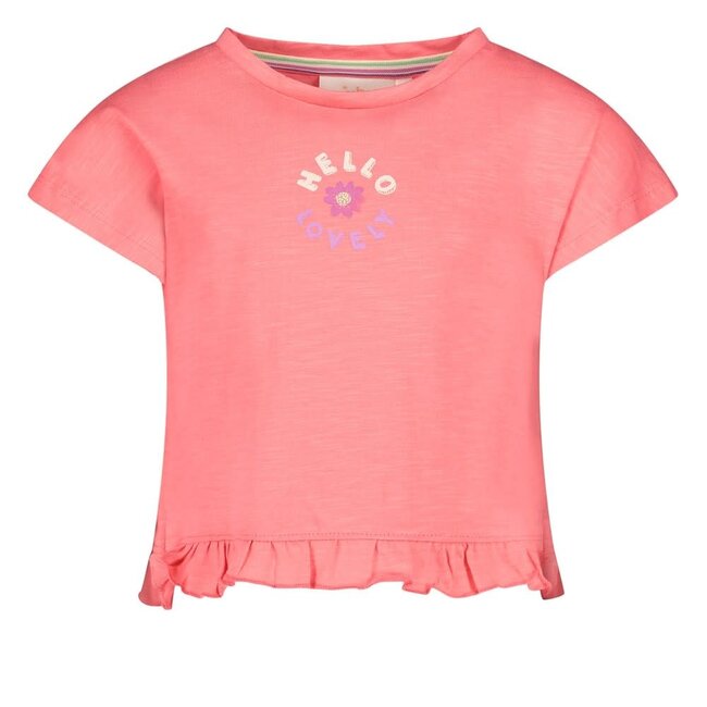 Jubel - T-shirt Koraal - Picknick Perfect