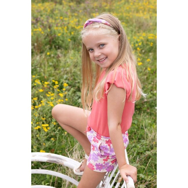 Jubel - T-shirt Koraal - Picknick Perfect