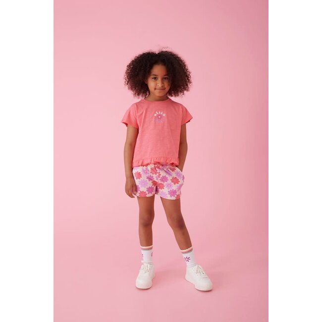 Jubel - T-shirt Koraal - Picknick Perfect