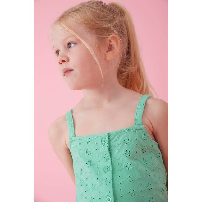 Jubel - Top Broderie Groen - Picknick Perfect