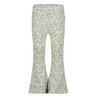 Jubel Jubel - Flared Broek AOP Groen - Picknick Perfect