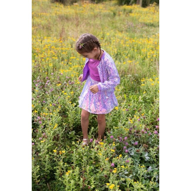 Jubel - Pailetten Rok Lila - Picknick Perfect