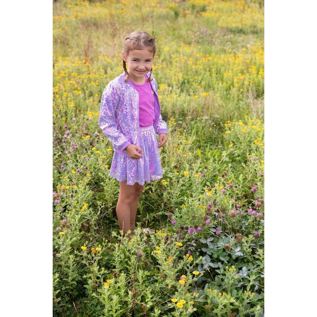 Jubel - Pailetten Rok Lila - Picknick Perfect