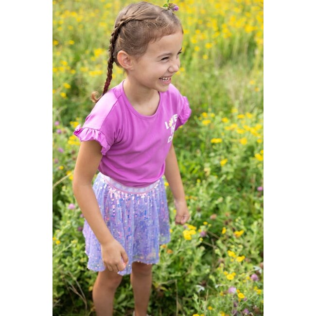 Jubel - Pailetten Rok Lila - Picknick Perfect