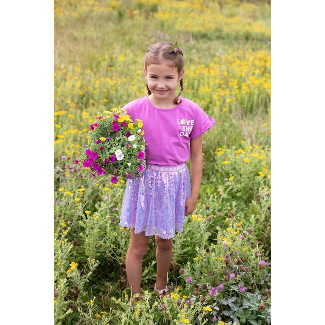 Jubel - Pailetten Rok Lila - Picknick Perfect